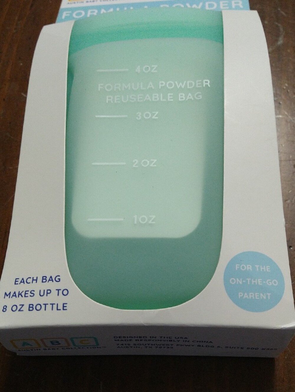 Teal Formula Powder Reusable Bag - Picture 5 of 7